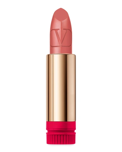 Shop Valentino Satin Rosso  Lipstick Refill