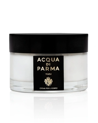 Shop Acqua Di Parma 5 Oz. Yuzu Signatures Of The Sun Scented Body Cream