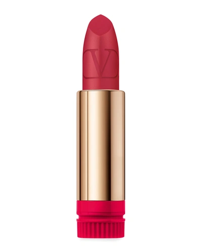 Shop Valentino Rosso  Refillable Lipstick In Red