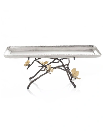 Shop Michael Aram Butterfly Ginkgo Footed Centerpiece Tray