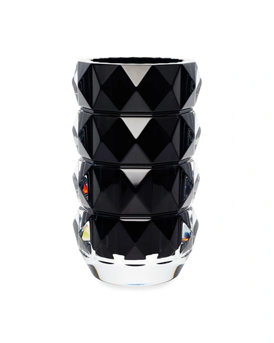 Shop Baccarat Louxor Black Crystal Vase