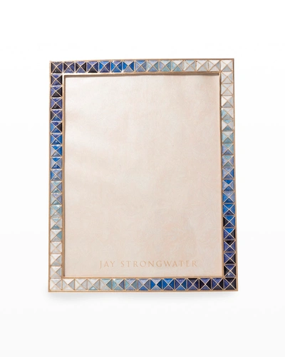 Shop Jay Strongwater Indigo Pyramid 8" X 10" Picture Frame