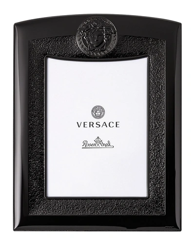 Shop Versace Vhf7 Picture Frame In Black, 5x7