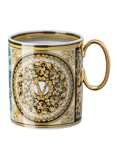 Shop Versace Barocco Mosaic Mug With Handle