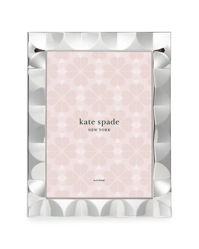 Shop Kate Spade South Street 8" X 10" Silver Scallop Picture Frame