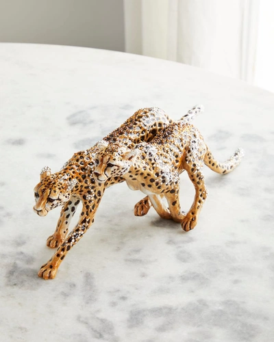 Shop Jay Strongwater Running Cheetahs Figurine