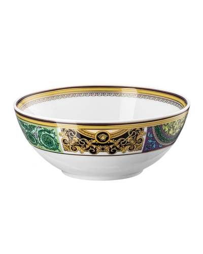 Shop Versace Barocco Mosaic Cereal Bowl - 6" In Multi