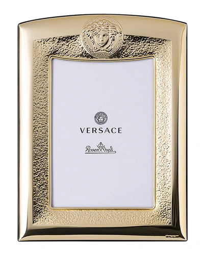 Shop Versace Vhf7 Picture Frame In Gold, 3x5
