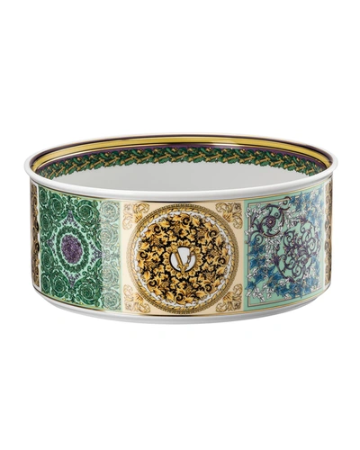 Shop Versace Barocco Mosaic Bowl In Multi