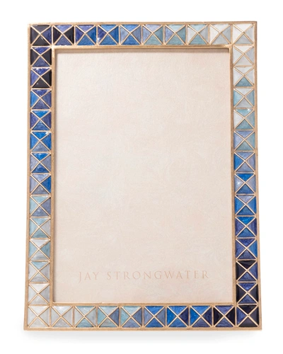 Shop Jay Strongwater Indigo Pyramid 5" X 7" Picture Frame