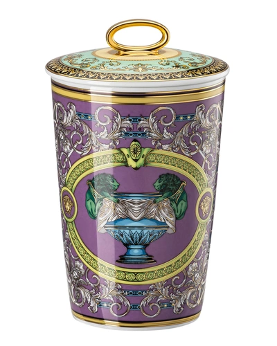 Shop Versace Barocco Mosaic Scented Votive With Lid