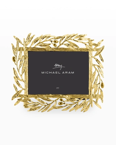 Michael Aram Olive Branch Picture Frame - 5" X 7"