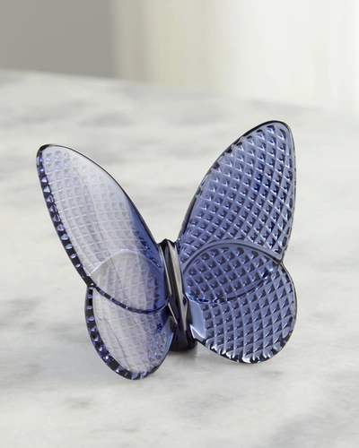 Shop Baccarat 2.5" Lucky Crystal Midnight Diamont Butterfly