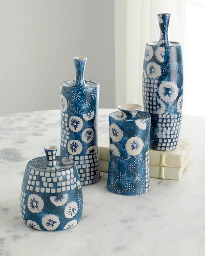 Shop Jamie Young Block Print Vases, Set Of 4