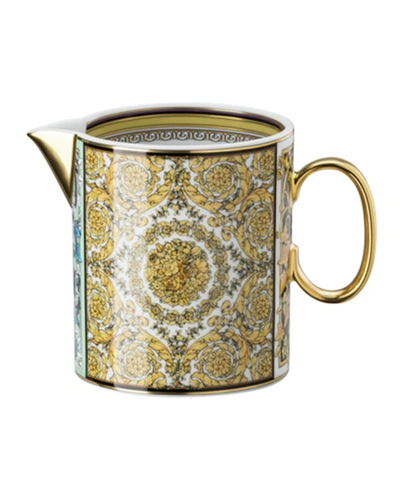 Shop Versace Barocco Mosaic Covered Creamer In Multi