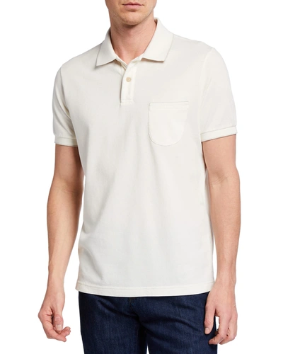 Shop Loro Piana 2-button Regatta Polo Shirt In White