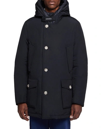 Shop Woolrich Men's Arctic Weather-resistant Parka In New Black