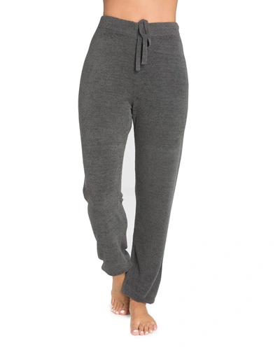 Shop Barefoot Dreams Cozychic Ultra Lite Track Pants In Carbon