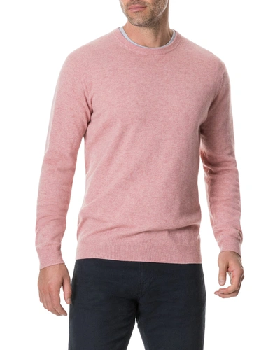 Shop Rodd & Gunn Men's Queenstown Optim Wool-cashmere Sweater In Woodrose