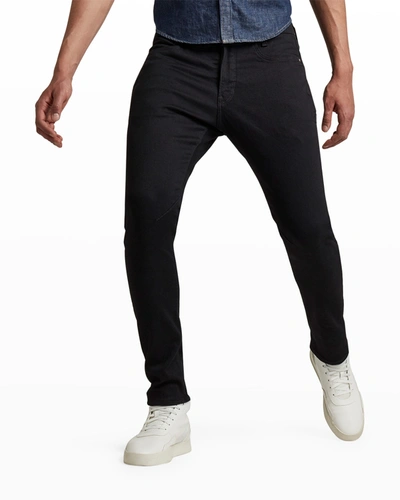 Shop G-star Raw Men's D Staq 3d Slim Jeans In Pitch Black