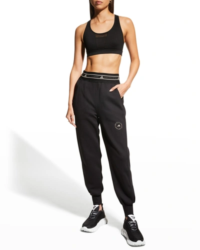 Shop Adidas By Stella Mccartney Sc Sweatpants In Black