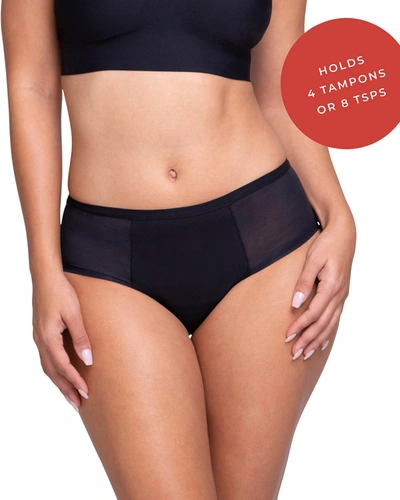 Shop Proof Period And Leak Mesh Hipster In Black