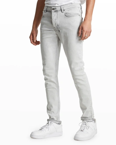 Shop Ksubi Men's Chitch Cloud Atlas Slim Jeans In Grey