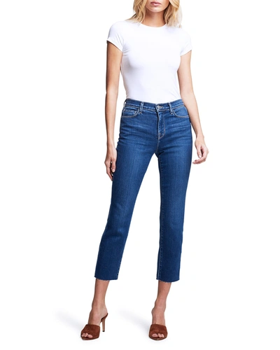 Shop L Agence Sada Cropped Slim Jeans In Portland