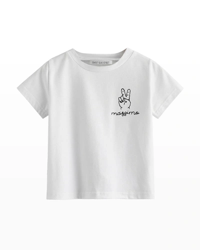 Shop Sweet Olive Street Kid's This Many Birthday 2 Hand Personalized T-shirt, Sizes 12m-6 In White
