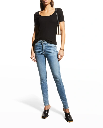 Shop Ag Farrah High-rise Skinny Jeans In 18 Years Pride