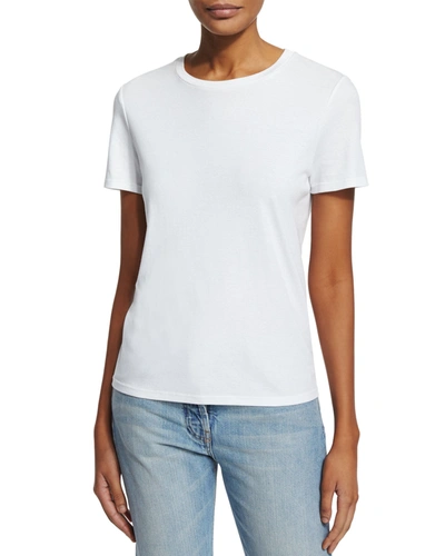 Shop The Row Wesler Short-sleeve Top In Bright White
