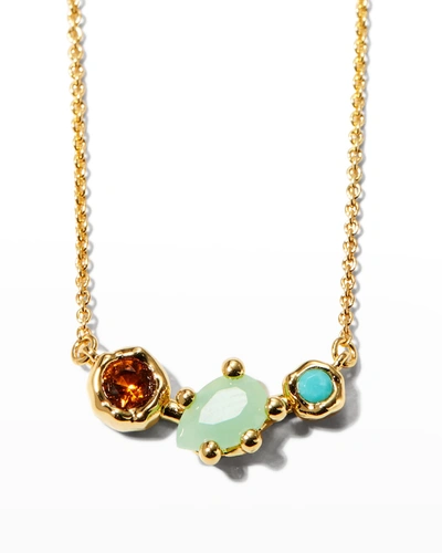 Shop Alexis Bittar Asterales Cluster Necklace In Green