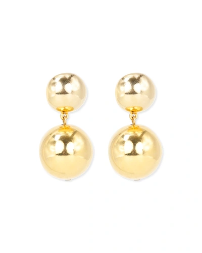 Shop Ben-amun Gold Ball Clip-on Earrings