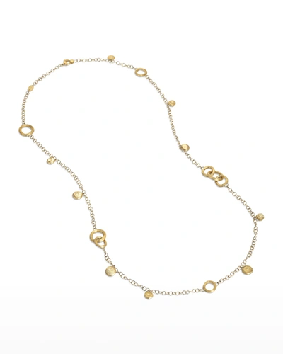 Shop Marco Bicego 18k Jaipur Yellow Gold Long Charm Necklace
