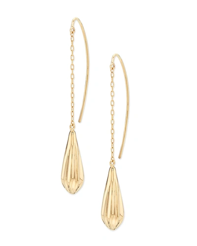 Shop Soko Shujaa Threader Earrings In Gold