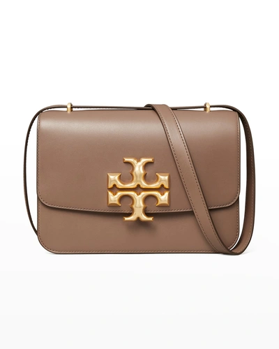 Tory Burch Eleanor Convertible Leather Shoulder Bag In Clam Shell | ModeSens