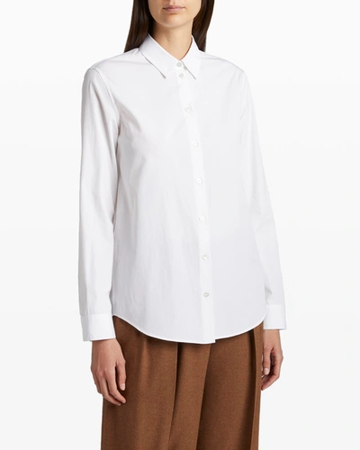 Shop The Row Pierre Button-down Shirt In Optic White