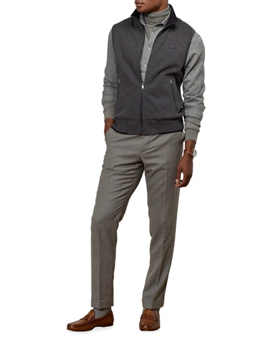 Shop Ralph Lauren Men's Hybrid Reversible Vest In Navygrey