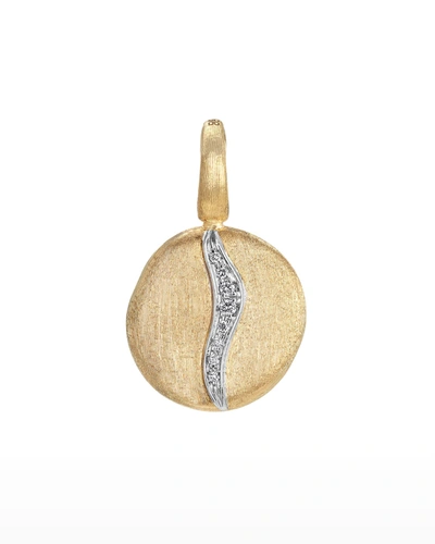Shop Marco Bicego 18k Jaipur Small Pendant With Diamond Pave Accent