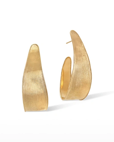 Shop Marco Bicego 18k Lunaria Yellow Gold Small Hoop Earrings