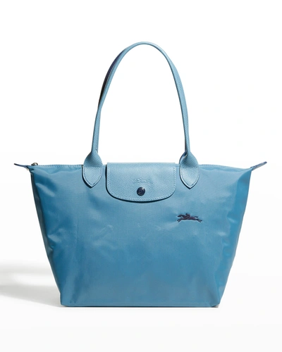 Shop Longchamp Le Pliage Club Small Shoulder Tote Bag In Thunderstorm