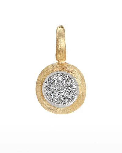 Shop Marco Bicego 18k Jaipur Small Pendant With Pave Diamonds