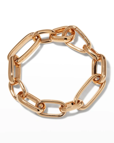 Shop Pomellato Iconica 18k Rose Gold Slim Chain Bracelet