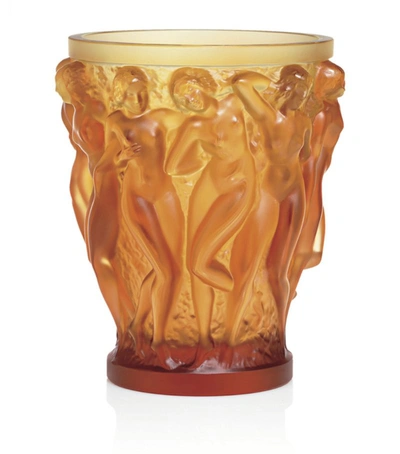 Shop Lalique Bacchantes Vase (24cm) In Multi