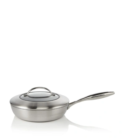 Shop Scanpan Ctx Saute Pan And Lid (26cm) In Silver
