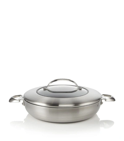 Shop Scanpan Ctx Chef Pan With Lid (32cm) In Silver