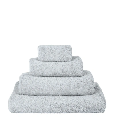 Shop Abyss & Habidecor Super Pile Hand Towel (55cm X 100cm) In Grey