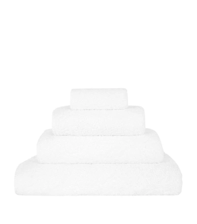 Shop Abyss & Habidecor Super Pile Hand Towel (55cm X 100cm) In White