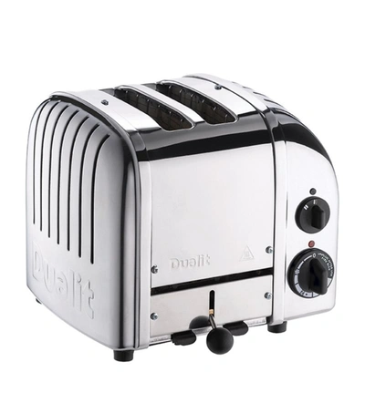 Shop Dualit Polished 2-slice Classic Toaster In Metallic