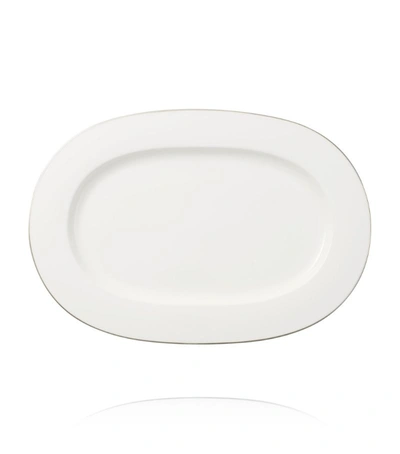 Shop Villeroy & Boch Anmut Platinum No.1 Oval Platter (41cm) In Multi